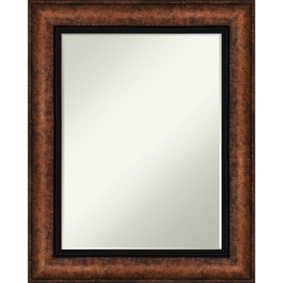 Amanti Art Vogue Petite Bevel Bathroom Wall Mirror