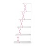 CAVINAS Bookcases for Living Room Modern 5 Tier Ladder Bookshelf Organizer Narrow Bookcase for Small Spaces - 2 of 4