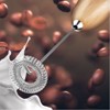 PowerLix Milk Frother Handheld Battery Operated Electric Whisk Foam Maker For Coffee With Stainless Steel Stand Included - 3 of 4