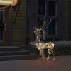 vidaXL Acrylic Reindeer Christmas Decoration 140 LEDs 4 ft Colorful - 3 of 4