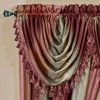 GoodGram Ombre Crushed Satin Sheer Single Window Curtains & Valances - 3 of 4
