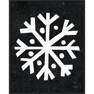 Amanti Art Christmas Whimsy Snowflake by Michael Mullan Canvas Wall Art Print Framed 23-in. x 28-in. - 1 of 4