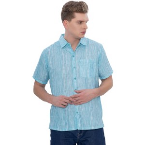 HAPPY BAY Mens Hawaiian Shirts Short Sleeve Button Down Shirt Men's Casual Vacation Tropical Beach Summer Party Shirts for Men Funny - 1 of 4