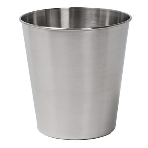 happimess Nolan Modern Classic Smooth Steel 2-Gallon Wastebasket - 1 of 4