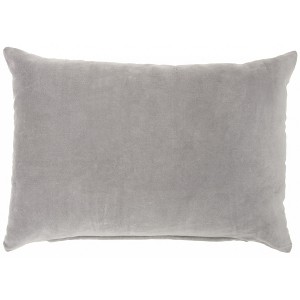 HomeRoots Solid Gray Casual Throw Pillow - 1 of 4