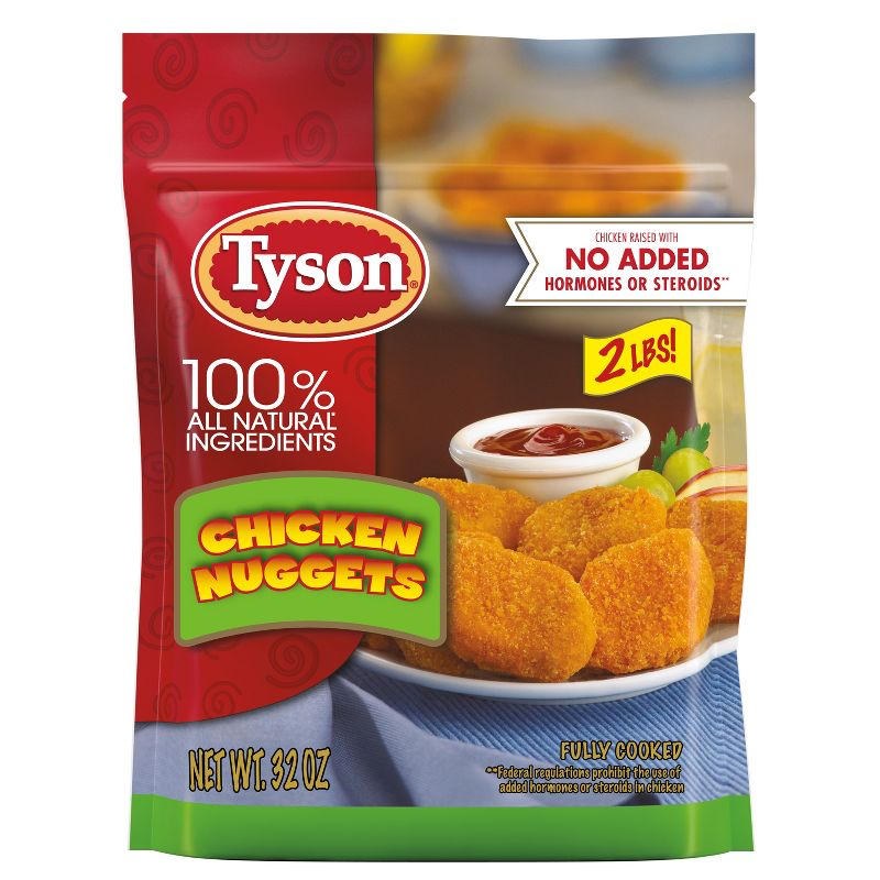 Tyson All Natural All Natural Chicken Nuggets - Frozen - 32oz, 1 of 8