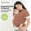 KeaBabies Original Baby Wraps Carrier, Baby Sling Carrier, Stretchy Infant Carrier for Newborn, Toddler - 2 of 4