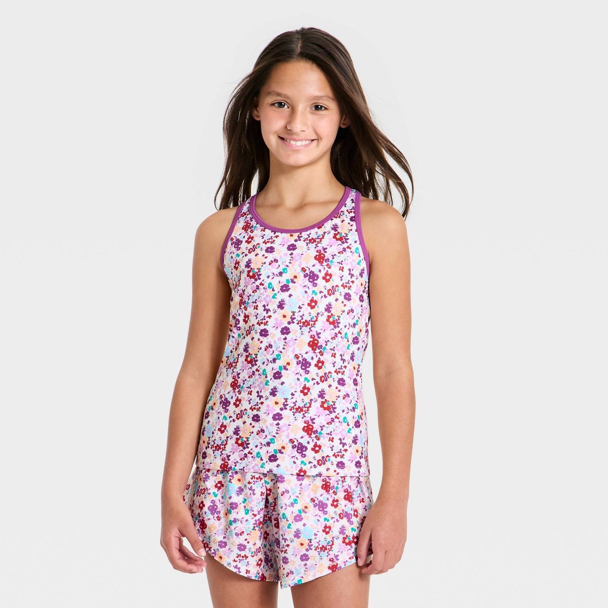 Girls' Racerback Active Tank Top - All In Motion™