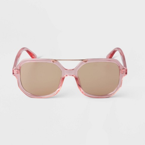 Women's plastic aviator sunglasses sale