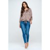 WEST K Women's Veronica Tie Front Blouse - 4 of 4