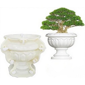 JDICTION Planter Molds (20CM) - Cement Planter Moulds for Indoor & Outdoor Garden Use, DIY Plant Pot Making Molds - 1 of 4