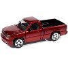 2005 Chevrolet Silverado SS Custom Pickup Truck Candy Apple Red "Muscle Trucks" Series 1/64 Diecast Model Car by Auto World - 3 of 4