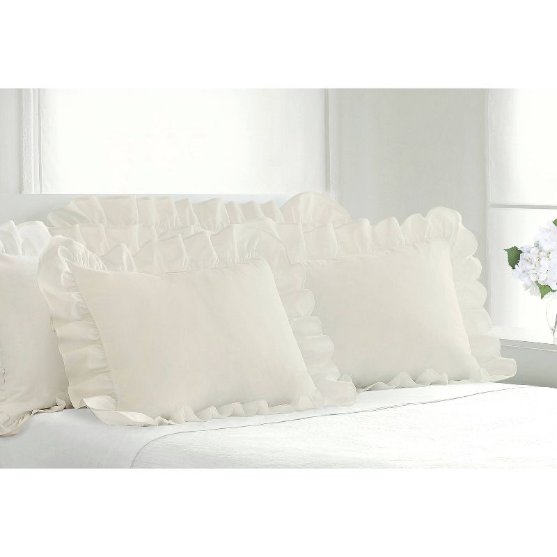 2pk Standard Ruffled Pillow Sham - Fresh Ideas, 6 of 9