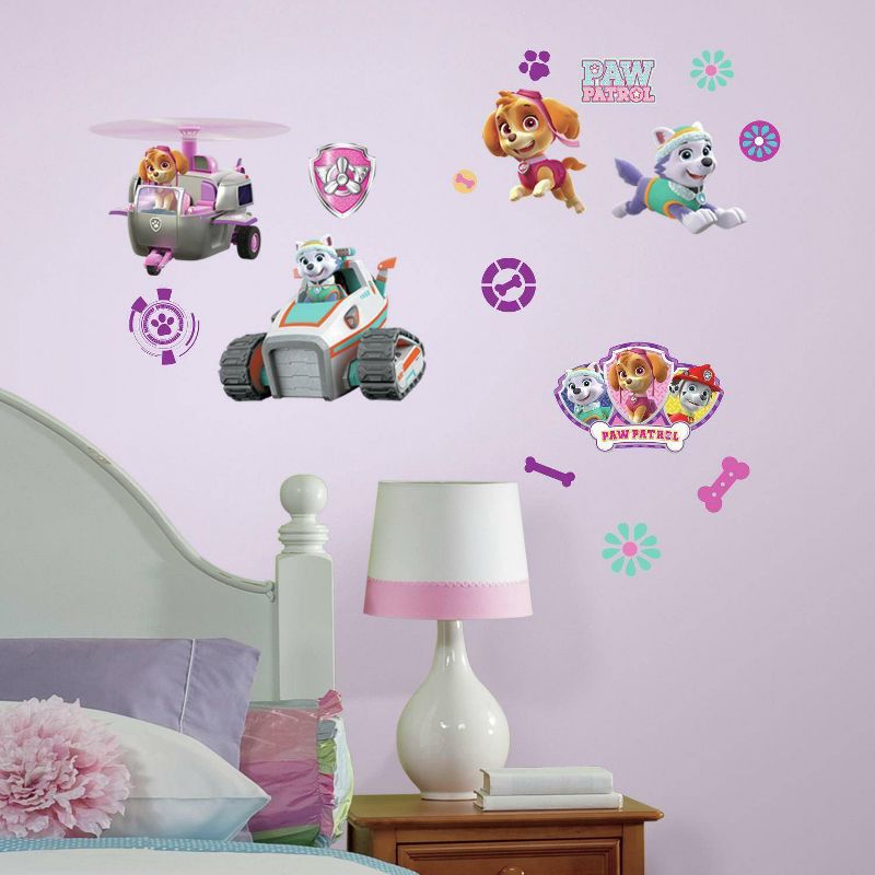 PAW Patrol Girl Pups Peel and Stick Kids&#39; Wall Decal, 3 of 9