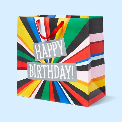 XLarge "Happy Birthday" Burst Colossal Gift Bag - Spritz™