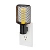 Globe Electric Auto On/Off Metal Cage Night Light: LED Wall Plug Nightlight for Kids', Black, No Assembly Required - 2 of 4