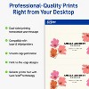 Avery Printable Leaf Business Cards, Sure Feed Technology, 2" x 3-1/2", Matte Ivory Cardstock, Print-to-The-Edge, Laser/Inkjet Printable, 80 Total - 2 of 4