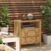 JIONJOY Burl Wood Nightstand with Built-in Charging Station with 2 Drawers & USB/Type-C Ports-Natural - 4 of 4