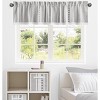 Sweet Jojo Designs Window Valance Treatment 54in. Boho Geometric Jacquard Ivory Black White - 2 of 4
