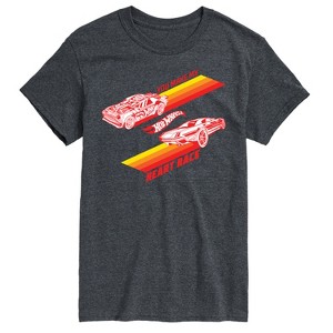 Men's - Hot Wheels - Valentine's You Make My Heart Race Short Sleeve Graphic T-Shirt - 1 of 4