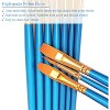 Acrylic Paint Brushes Set, 2 Pack 20 Pcs Round-Pointed Tip Nylon Hair Artist Acrylic Paint Brushes for Acrylic Oil Watercolor - 4 of 4