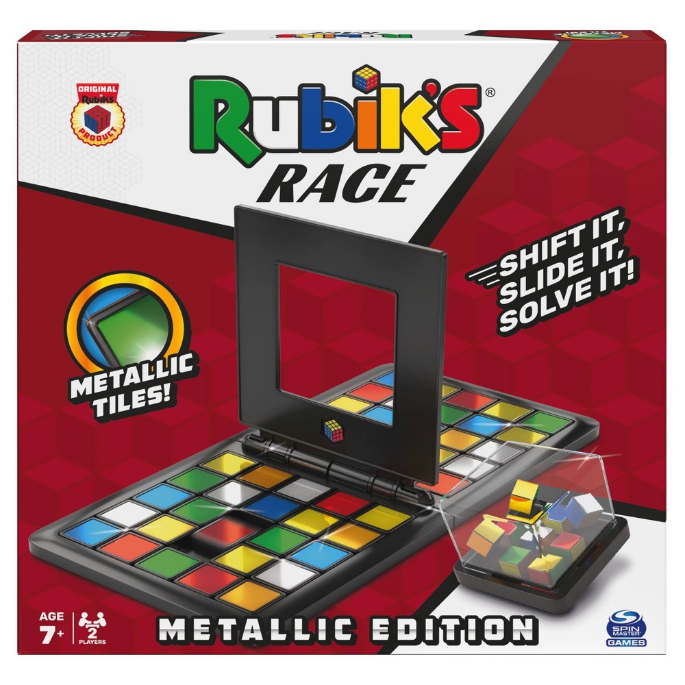 Rubik’s Race  Metallic Edition Board Game  for Kids Ages 7 and up