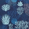Saro Lifestyle Ocean Depths Coral Table Runner, 14"x72", Blue - 3 of 4