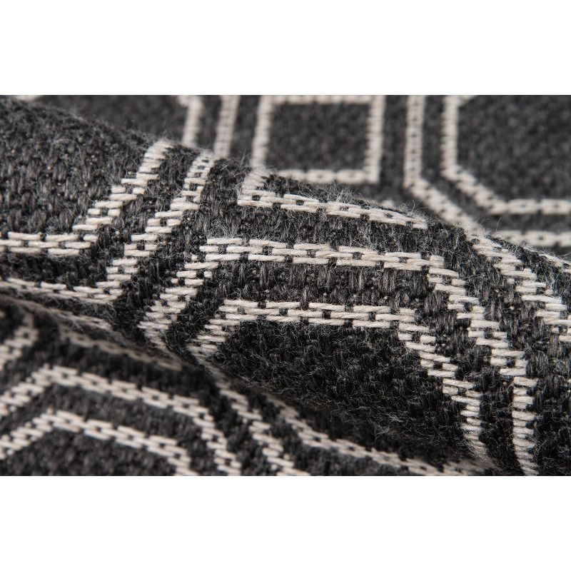 Downeast Camden Machine Made Polypropylene Area Rug Charcoal - Erin Gates by Momeni, 5 of 9
