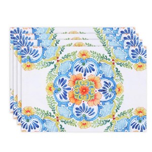 Laural Home Talavera Set of 4 13" x 19" Placemats - 1 of 3