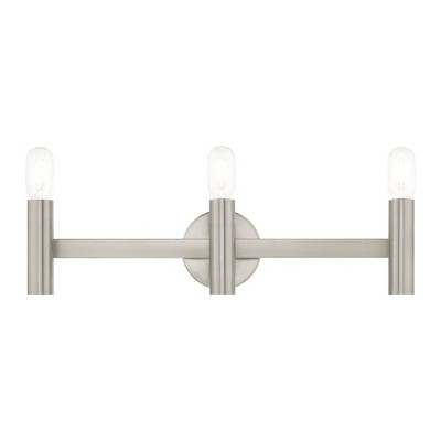 Livex Lighting Copenhagen 3 - Light Vanity in  Brushed Nickel