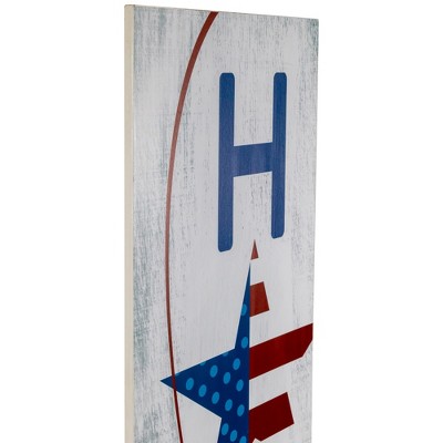 Northlight Americana Welcome Home Porch Board Sign - Thumbnail 4