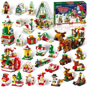 Fun Little Toys Advent Calendar Kids Christmas Building Blocks 24 Days Countdown Calendar Toys - 1 of 4