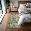 Washable Living Room Area Rug Large Vintage Printed Accent Carpet Non Shedding Oriental Distressed Floor Cover Foldable Indoor Mat - 3 of 4