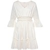 Women's Eyelet Detail V-Neck Dress - LASCANA - 4 of 4
