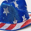 Americana Cowboy Hat - Red/White/Blue - 4 of 4