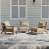 WestinTrends Avalon Outdoor Patio HDPE Sectional Sofa with Patio Cushions - 2 of 4