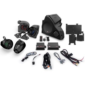 MTX Audio RZR-14RC-THUNDER5 5-speaker amplified audio system Compatible With 2014+ Polaris RZR Vehicles With RideCommand - 1 of 2