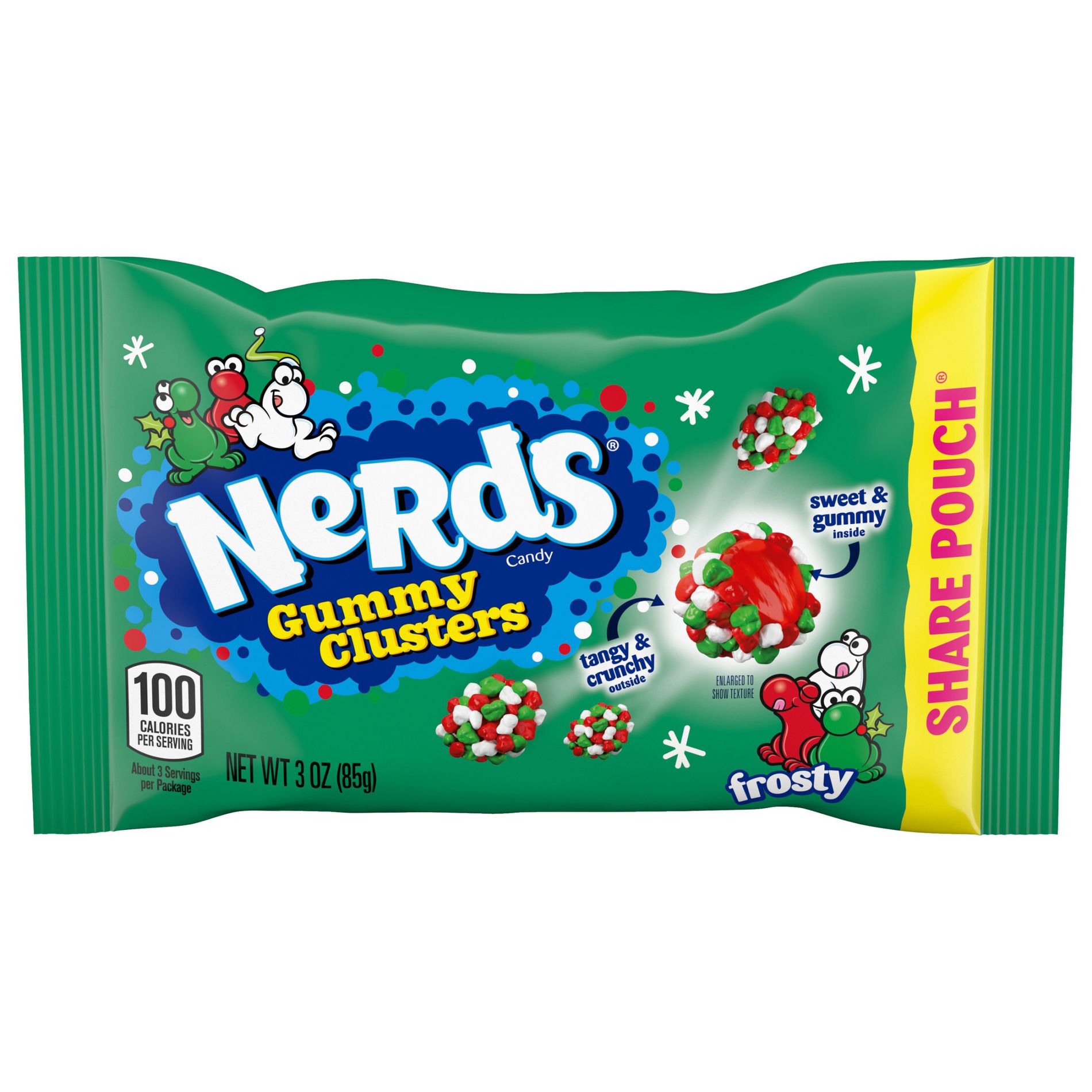 Nerds Gummy Clusters Sharepack Christmas Candy Stocking Stuffers- 3oz