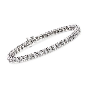 Ross-Simons 1.00 ct. t.w. Diamond Bracelet in Sterling Silver - 1 of 4