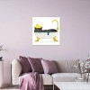 Bathing Black Cat by Alexey Dmitrievich Shmyrov Unframed Wall Canvas - iCanvas - 2 of 3