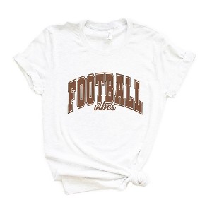 Simply Sage Market Women's Varsity Football Vibes Short Sleeve Graphic Tee - 1 of 4
