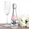 Big Dot of Happiness We Still Do - 25th Wedding Anniversary - Mini Wine and Champagne Bottle Label Stickers - Anniversary Party Favor Gift - Set of 16 - 2 of 4
