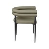 Meridian Furniture,Lavina Vegan Leather Dining Chair, Set of 2 - 3 of 4