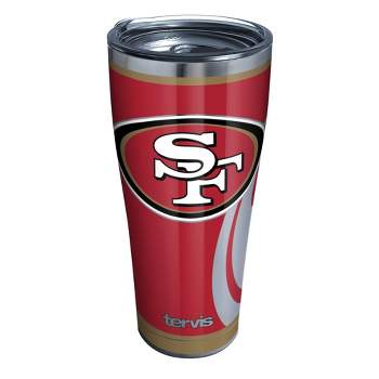 San Francisco 49ers 17oz. Justin Patten Logo Travel Latte Mug