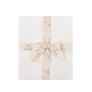Aurora - Baby Knit Blanket - Ultra-Soft High Quality Cotton - 1 of 2