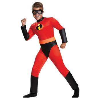 Disguise Boys' The Incredibles Dash Muscle Jumpsuit Costume