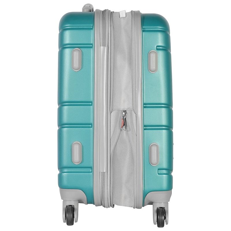 Olympia Denmark 21" Expandable Carry On 4 Wheel Spinner Luggage Suitcase, 3 of 6