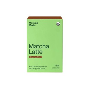 Morning Made Chocolate Blend Matcha Latte - 2.16oz/12ct - 1 of 4