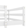 Okak Montessori Floor Bed Twin/Full Size,Modern Low Profile Toddler Bed with Safety Rails, Solid Wood Frame for Kids Bedroom Nursery - 3 of 4