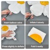 PartyWoo Foil Balloons Daisy White Flower 43 28 19 Inch 8 pcs - 4 of 4